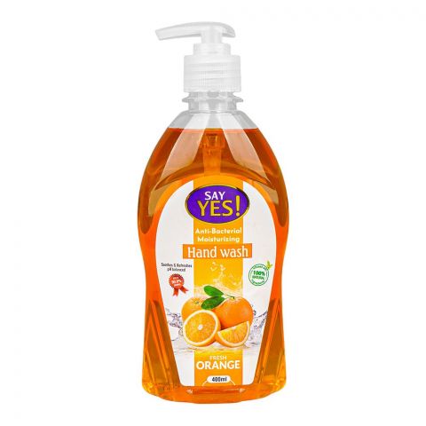 Say Yes! Fresh Orange Anti-Bacterial Moisturizing Hand Wash, 400ml