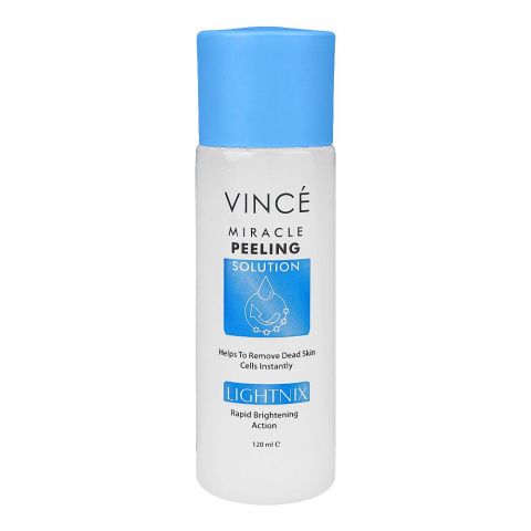 Vince Miracle Peeling Solution, Removes Dull and Dead Skin, For All Skin Types, 120ml