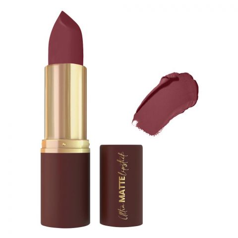 Rivaj UK Ultra Matte Lipstick, No-budge formula,  09