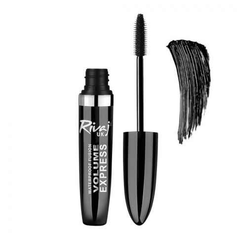 Rivaj UK Fusion Volume Express  Hyper Curl Waterproof Mascara, 3ml