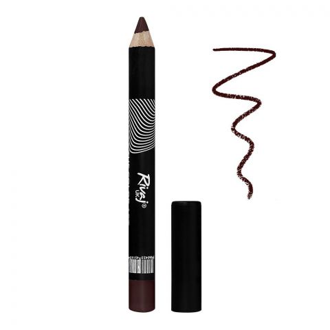 Rivaj UK The Color Art Long Lasting Waterproof Lipstick Pencil, 15 Maroon