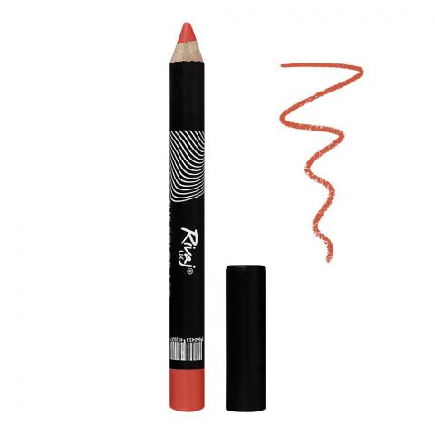 Rivaj UK The Color Art Long Lasting Waterproof Lipstick Pencil, 32 Orange Red