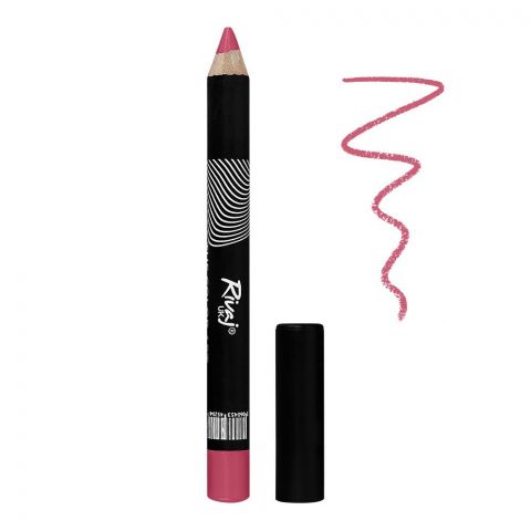 Rivaj UK The Color Art Long Lasting Waterproof Lipstick Pencil, 34 Crimson