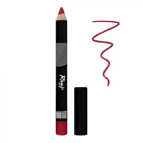 Rivaj UK The Color Art Long Lasting Waterproof Lipstick Pencil, 47 Cerise