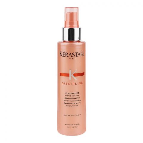 Kerastase Discipline Fluidissime Thermique Heat Protecting Spray, For Smoothing Frizzy Hair, 150ml