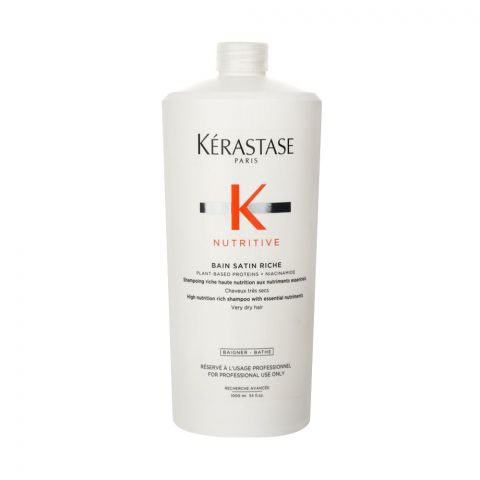 Kerastase Nutritive Bain Satin Riche Shampoo, For Medium To Thick Dry Hair, 1000ml