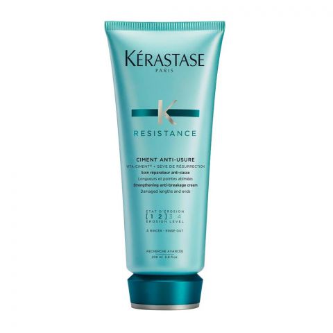 Kerastase Resistance Ciment Anti-Usure and Anti-Breakage Conditioner, For Weak and Damaged Hair, 200ml