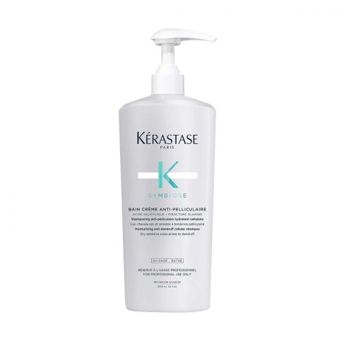 Kerastase Symbiose Bain Creme Anti-Pellicular and Anti-Dandruff Shampoo, Sulfate-Free, 1000ml