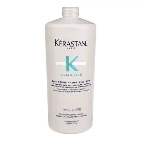 Kerastase Symbiose Bain Creme Anti-Pelliculaire and Anti-Dandruff Shampoo, For Hair and Scalp, 1000ml