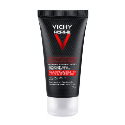 Vichy Homme Structure Force Complete Anti-Aging Hydrating Moisturizer, 50ml