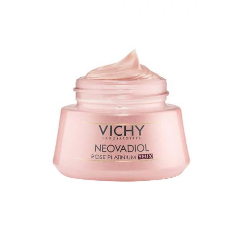 Vichy Neovadiol Rose Platinum Eye Cream, Anti-Wrinkle & Smoothing, 15ml