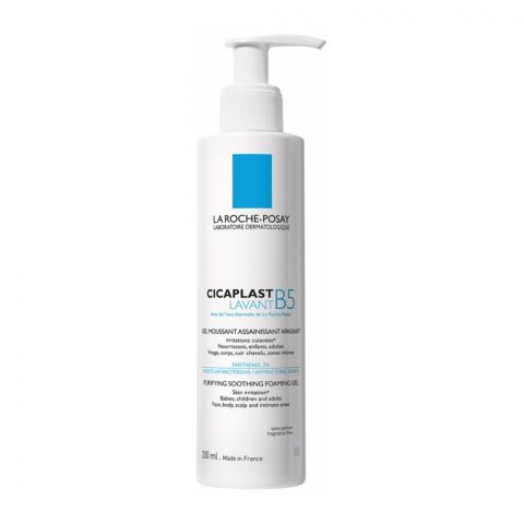 La Roche-Posay Cicaplast Lavant B5 Purifying Soothing Foaming Gel Wash, 200ml