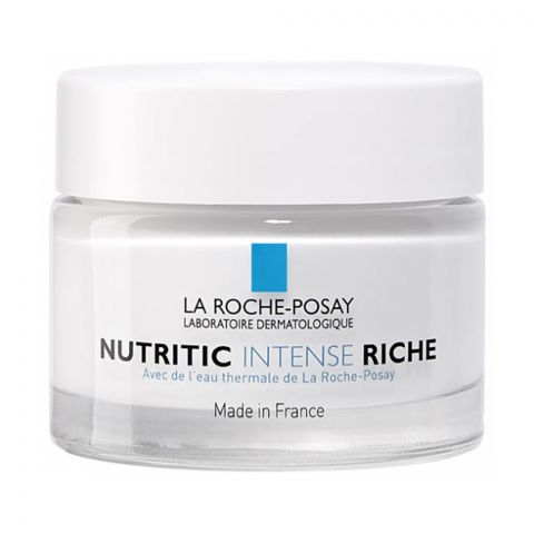 La Roche-Posay Nutritic Intense Rich Cream, Non-comedogenic, For Dry and Sensitive Skin, 50ml