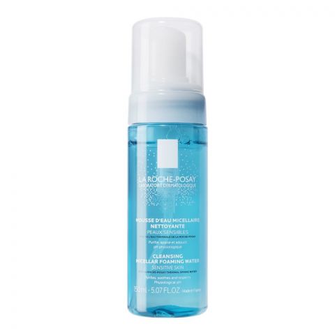 La Roche-Posay Micellar Foaming Water Cleanser, Makeup Remover For Sensitive Skin, 150ml