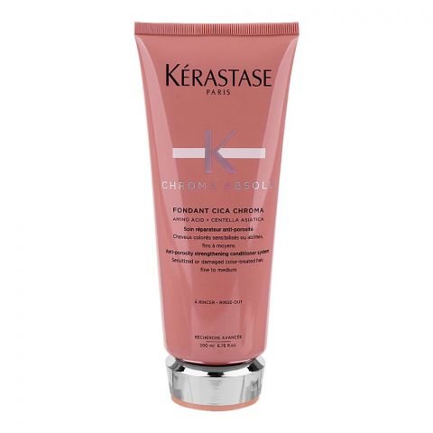 Kerastase Fondant Cica Chroma Strengthening Conditioner, For Color Treated Hair, 200ml