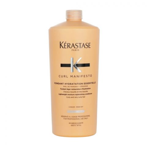 Kerastase Curl Manifesto Fondant Hydration Conditioner, For Curly & Very Curly Hair, 1000ml