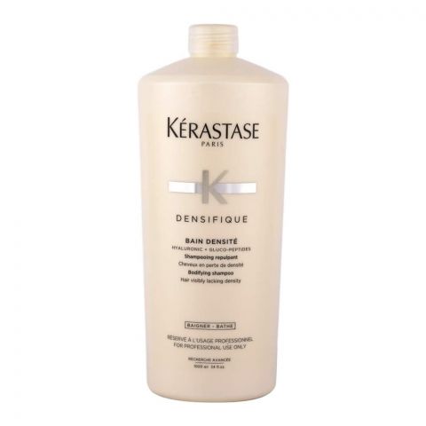 Kerastase Densifique Bain Densite Shampoo With Hyaluronic Acid, For Thinning Hair, 1000ml