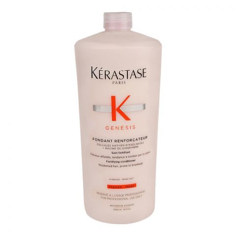 Kerastase Genesis Fondant Renforcateur Conditioner, For Damaged and Over-Processed Hair, 1000ml