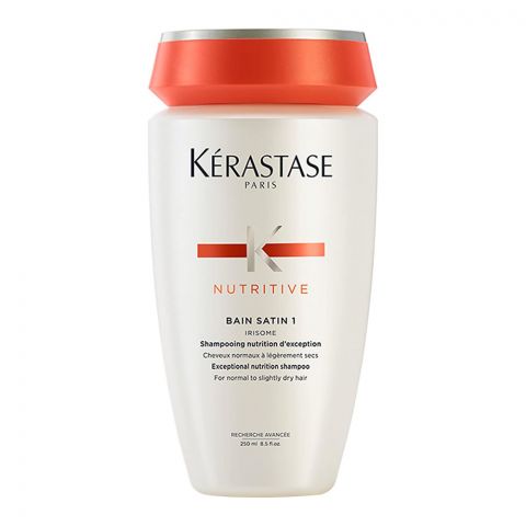 Kerastase Nutritive Bain Satin Shampoo, For Normal To Slightly Dry Hair, 250ml