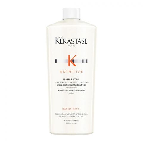 Kerastase Nutritive Bain Satin Shampoo, For Normal To Slightly Dry Hair, 1000ml