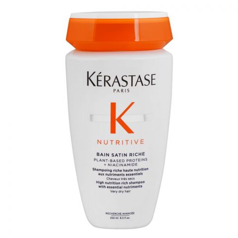 Kerastase Nutritive Bain Satin Riche Shampoo, For Dry Hair Types, 250ml