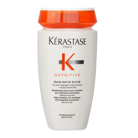 Kerastase Nutritive Bain Satin Riche Shampoo, For Medium To Thick Dry Hair, 250ml