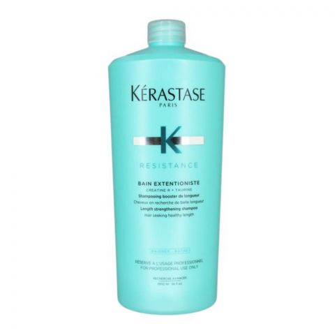 Kerastase Resistance Bain Extentioniste Shampoo, For Slow Growing, Damaged Lengths, 1000ml