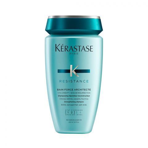 Kerastase Resistance Bain Force Architecte Shampoo, For Weak and Damaged Hair, 250ml