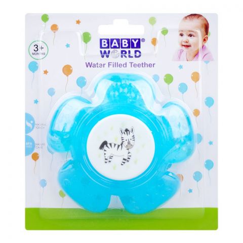 Baby World Water Billed Teether, For 3+ Months, Blue, BW3005