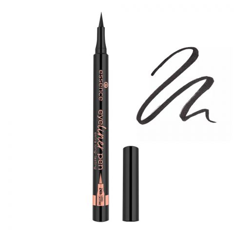 Essence Eyeliner Pen, 24 Hours Extra Long Lasting, 010 Blackest Black