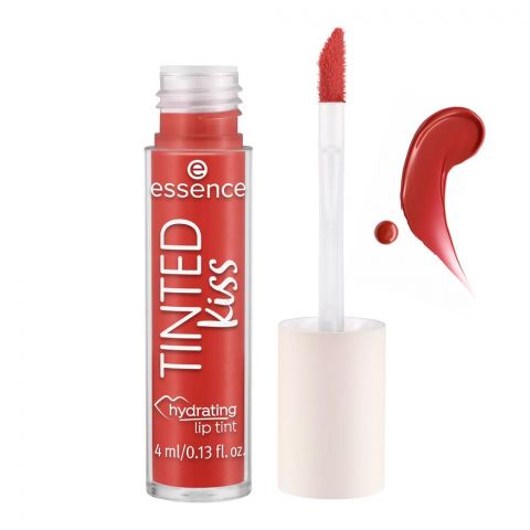 Essence Tinted Kiss Hydrating Lip Tint, 4ml, 106 Redtastic