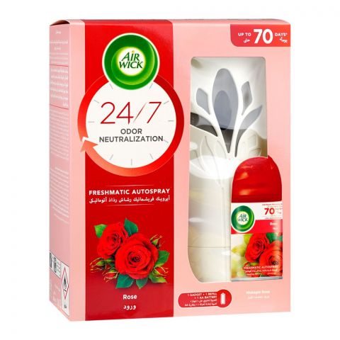 Airwick Freshmatic Air Freshener Rose Spray Kit