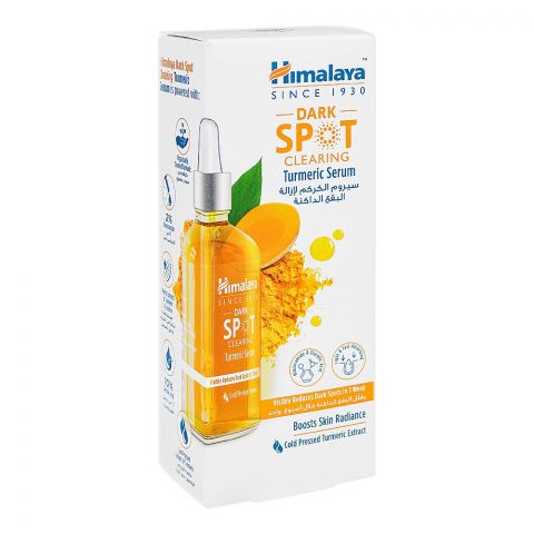 Himalaya Dark Spot Clearing Turmeric Serum With Niacinamide and Glycolic Acid, 30ml