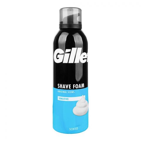 Gillette Lime Scent Shaving Foam, 200ml