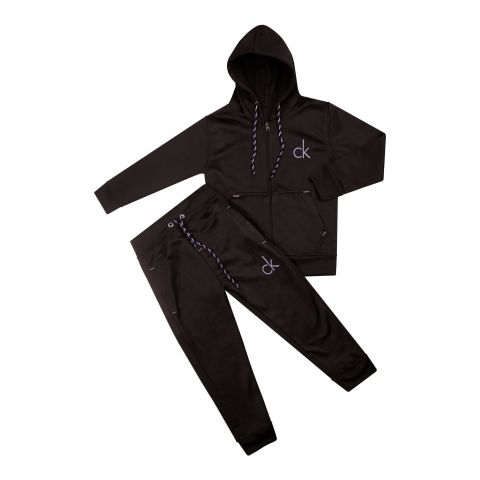 CK Fliz Tracksuit, Zipper Hoodie and Trouser, Brown