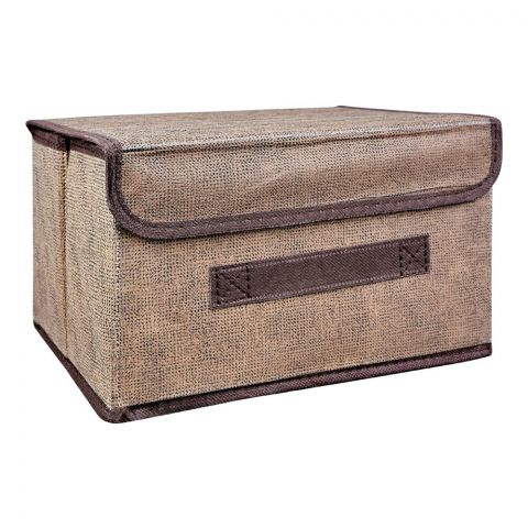 Inaaya Traders Multifunctional Cloth Storage Organizer, Small, Brown, 101705