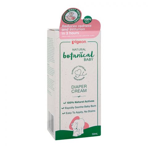 Pigeon Natural Botanical Baby Diaper Cream, 50ml, I80059