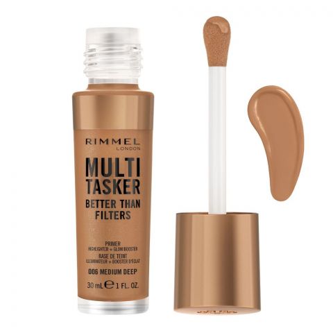 Rimmel Multi Tasker Better Than Filters, Vegan, 30ml, 006 Medium Deep