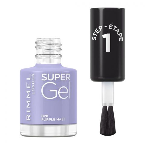 Rimmel Super Gel Nail Polish, 12ml, 028 Purple Haze