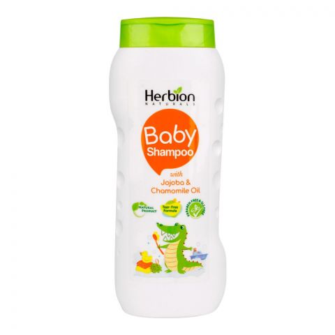 Herbion Jojoba & Chamomile Oil Baby Shampoo, SLS, Paraben & Tear Free, 200ml