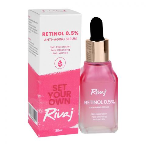 Rivaj Retinol 0.5% Anti-Aging Serum, 30ml