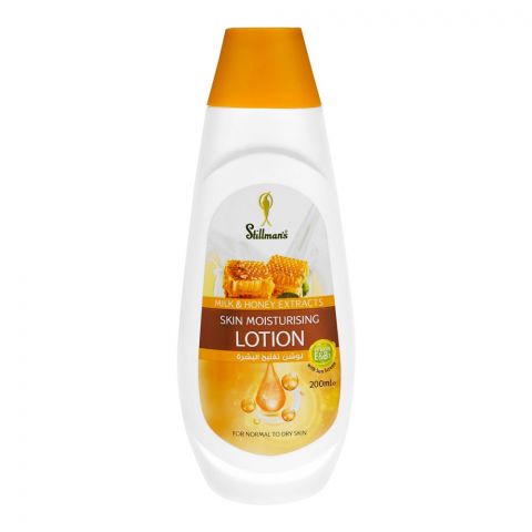 Stillman's Milk & Honey Extracts Skin Moisturizing Lotion, For Normal To Dry Skin, 200ml