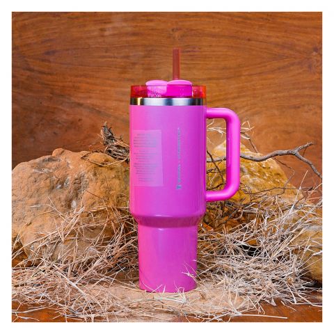 Stanley Starbucks Quencher H2.0 FlowState Vacuum Insulated Tumbler with Lid & Straw, 1800ml, Winter Pink