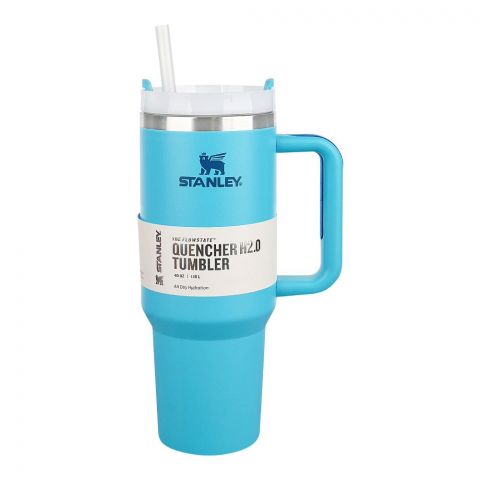 Stanley Quencher H2.0 FlowState Stainless Steel Insulated Tumbler With Lid & Straw, 1800ml, Pool