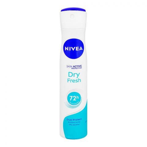 Nivea Dry Fresh Dual Protect Body Spray, 200ml