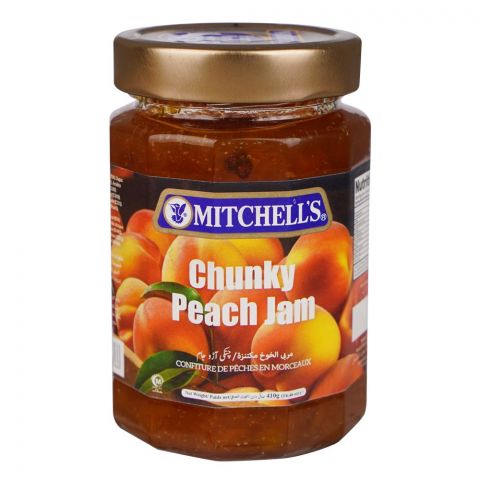 Mitchell's Chunky Peach Jam, 410g