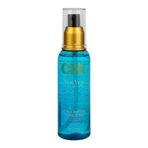 CHI Aloe Vera With Agave Nectar Blend Curls Defined Hair Oil, Paraben Free, 89ml