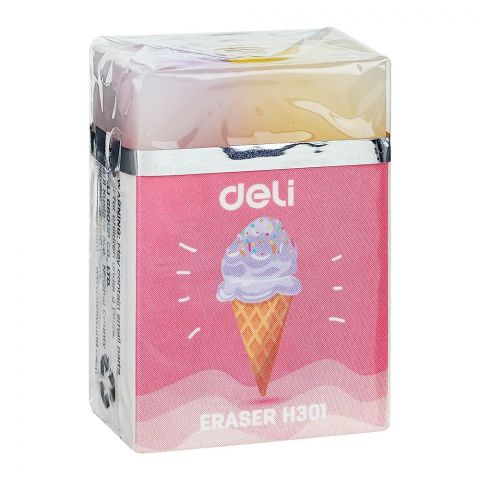 Deli Ice Cream Eraser, Assorted Colors, 1-Pack, EH301