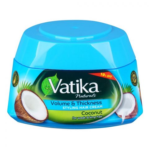 Vatika Coconut Hair Cream, For Volume & Thickness, 125ml