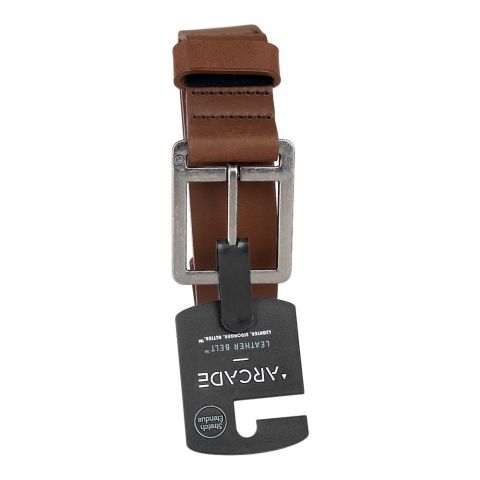 Arcade Padre Leather Belt, Brown, L54000-200-XL